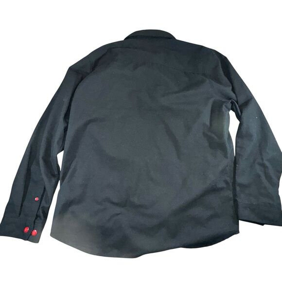 Killik Button Up Shirt Mens XXL Black Long Sleeve Flap Pockets Outdoor Hunting - Picture 15 of 15